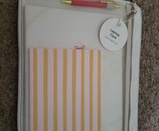 Laptop case stationery set - 2 notebooks, pen and laptop cover NEW