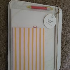 Laptop case stationery set - 2 notebooks, pen and laptop cover NEW