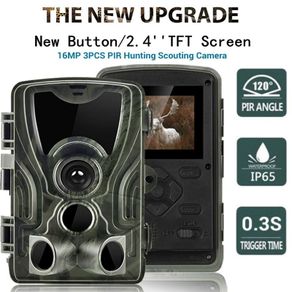 Trail Hunting Farming Farm Camera 2.4" TFT LCD Screen Outdoor Wildlife Wild Cameras 16MP 1080P Night Vision Wireless Surveillance