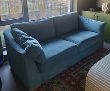 Blue Velvet Couch