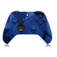 Wireless Xbox Controller for Xbox One, Xbox Series X/S, Xbox One X/S, Controller with 3.5mm headphone jack, with 2.4GHz wireless adapter, Camo Blue