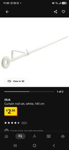 ikea irja curtain rod