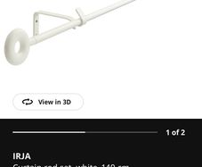 ikea irja curtain rod