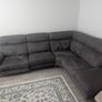 L-shaped Corner Sofa with Electric recliner and usb charger, Michael Murphy Furniture Dewsbury Sofa Grey Image 4