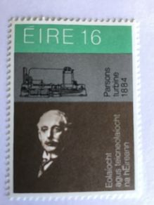 Ireland stamp - Irish innovation - Parsons Turbine