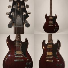 Greg Bennett Torino Tr-1 Wine Red electric guitar - SG style