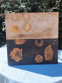 S Maher Abstract Mixed Media