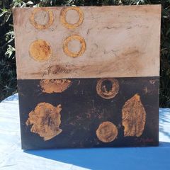 S Maher Abstract Mixed Media