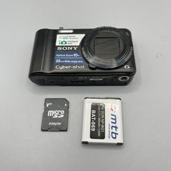 Sony Cybershot DSC-H55 Digital Camera 14MP 10x Zoom Black + SD