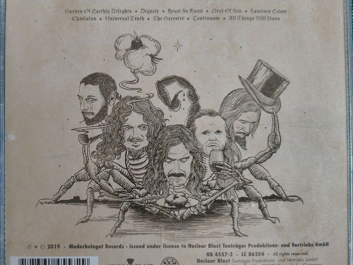 Opeth - In Cauda Venenum CD (2019) Progressive Metal Prog EX+