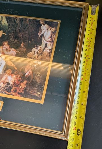 Antoine Watteau Framed Prints Love in the Country Cythera Pair Vintage