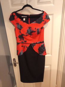 Mother  Of. The. Bride.  Size. 14.  Dress and  Fascinator