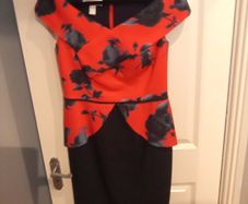 Mother  Of. The. Bride.  Size. 14.  Dress and  Fascinator