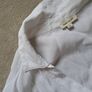River island white embroidered dress shirt uk12 Image 3