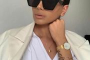 Women Cat Eye Sun Glasses Classic Vintage