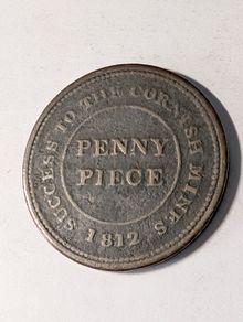 Cornwall Penny token 1813