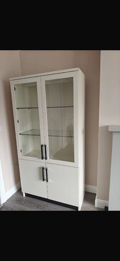 ikea cabinet with shelves