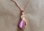 Ladies Rose Gold Necklace