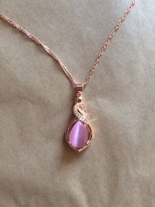Ladies Rose Gold Necklace