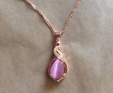 Ladies Rose Gold Necklace