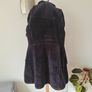 Vintage 1960s-70s Julian Vard chocolate brown sheepskin ladies coat Made in Ireland M L Image 5