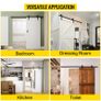 Sliding Barn Door Hardware Kit, 12FT Image 5