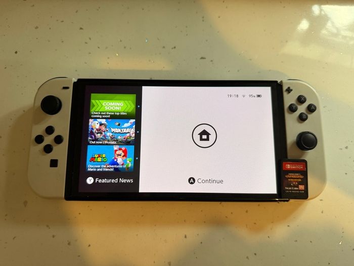 Nintendo Switch Oled with Minecraft dungeons