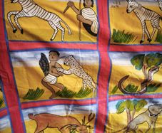 Ethiopian painting. Ethnographic interest.