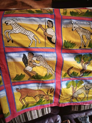 Ethiopian painting. Ethnographic interest.