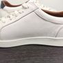 White Leather Trainers MINT Image 4