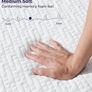 22CM Gel Memory Foam Mattress with Breathable Cover, Sleep Cooler and Skin Friendly, Dual Layers Support for Pressure Relief, CertiPUR-US Certified, Breezelle Collection Image 2