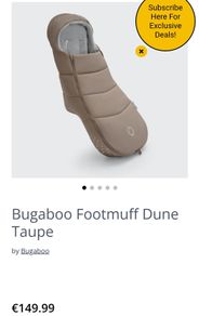 Bugaboo Taupe Footmuff