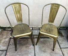 Bistro chairs metal