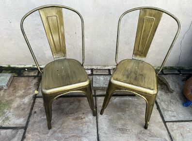 Bistro chairs metal