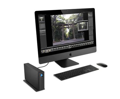 LaCie d2 Professional 4TB USB-C desktop hard drive, boxed, great condition