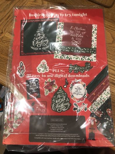 embossing Christmas shapes for card making