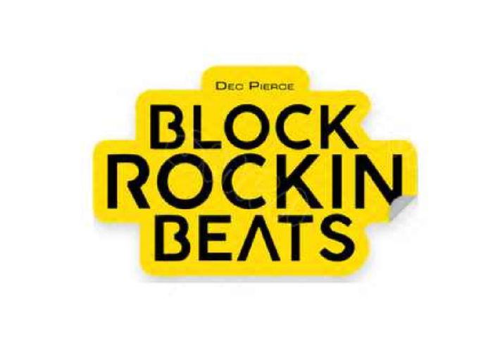 Dec Pierce Block Rockin Beats Glossy Stickers 3-Pack
