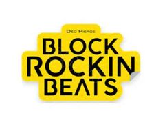 Dec Pierce Block Rockin Beats Glossy Stickers 3-Pack