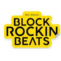 Dec Pierce Block Rockin Beats Glossy Stickers 3-Pack