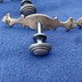 17 Vintage Brass Knobs/Hinges Image 3