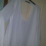 Zara Trafaluc lovely white blouse size UK12 EU40 Postage included Image 3