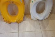 Non-slip toilet training seats x2