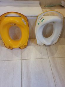 Non-slip toilet training seats x2
