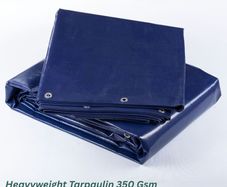 Heavyweight Tarpaulin 6m x 13m (20' - 43') 350 gsm
