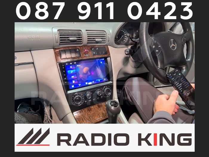 Premium Carplay Mercedes C200 Android Auto Radio