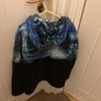 Black/blue hoodie age 9/10 Image 2