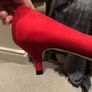 Red suede shoes Image 3