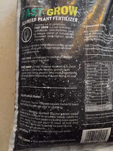 Fast Grow Seaweed Plant Fertiliser 10KG