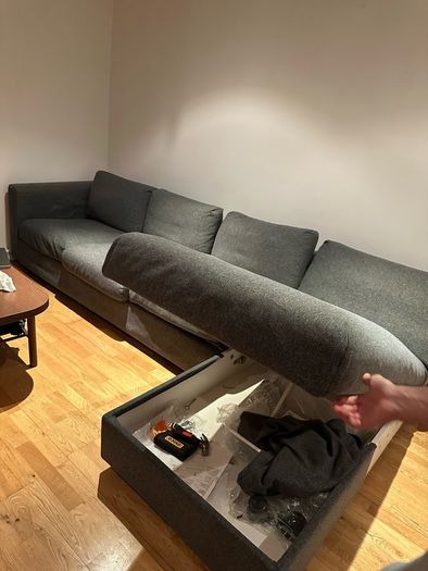 Vimle 4 seater, L-shaped couch