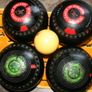 Vintage Thomas Taylor Lignoid Bowls Size 5 Set Of 4 Made In Scotland Image 8